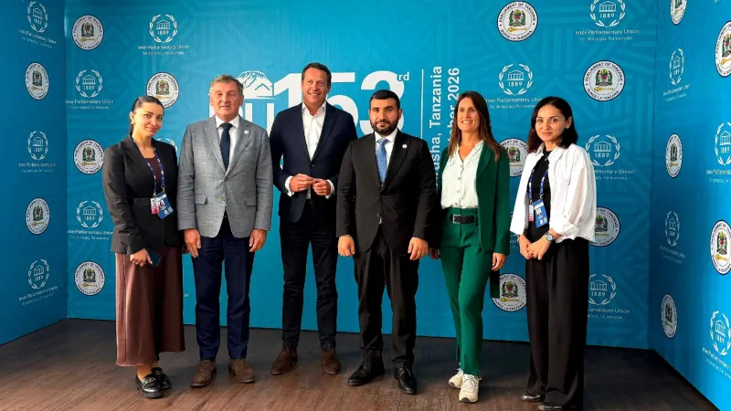 The Vice President of the National Assembly, Vahagn Aleksanyan, met with a delegation from the Belgian Parliament at the Inter-Parliamentary Union.